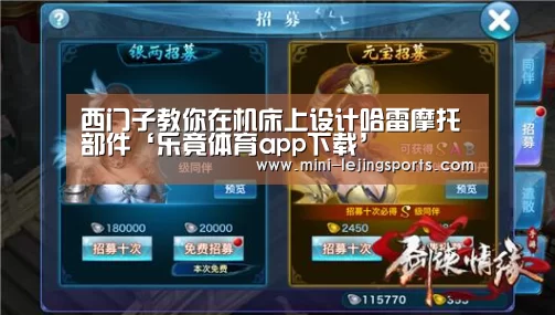 西门子教你在机床上设计哈雷摩托部件‘乐竟体育app下载’(图1) 乐竟体育app